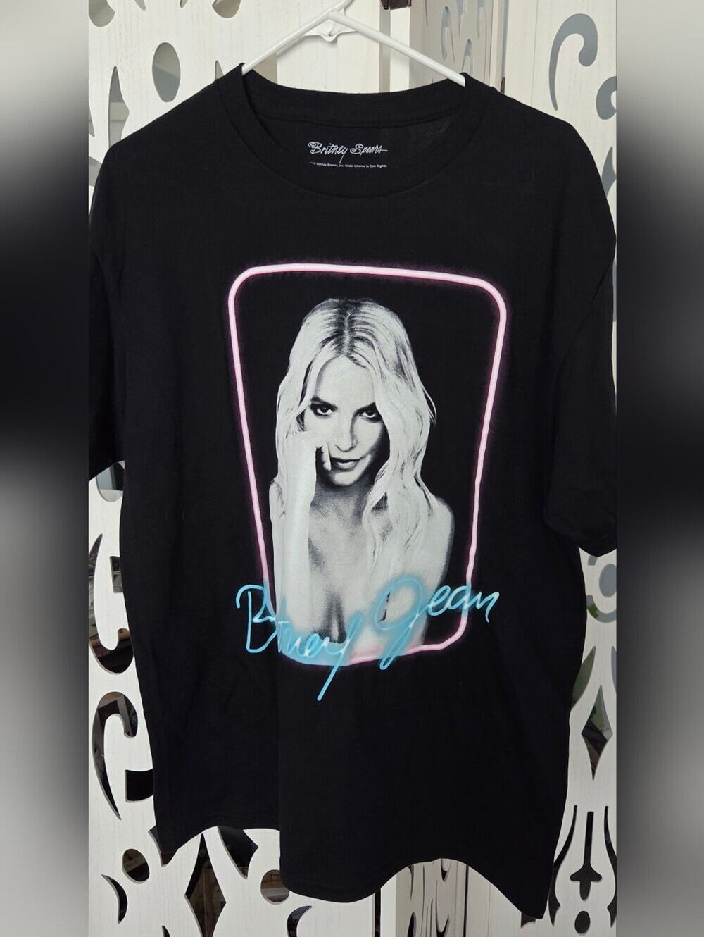 Britney Spears Shirt Large NWOT Britney Jean Pop Album Promo Graphic Band Tee
